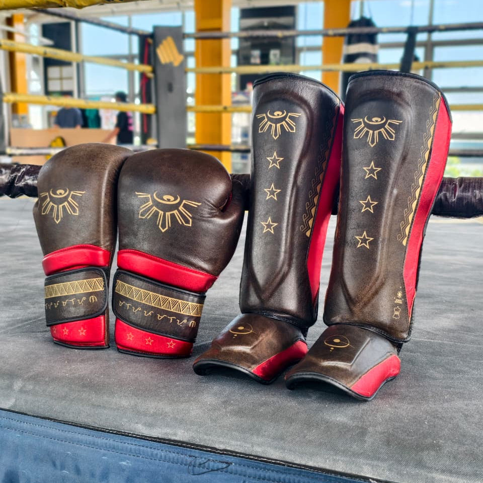 [PRE SALE] TIMAWA - Nubic Brown Leather Shin Guards