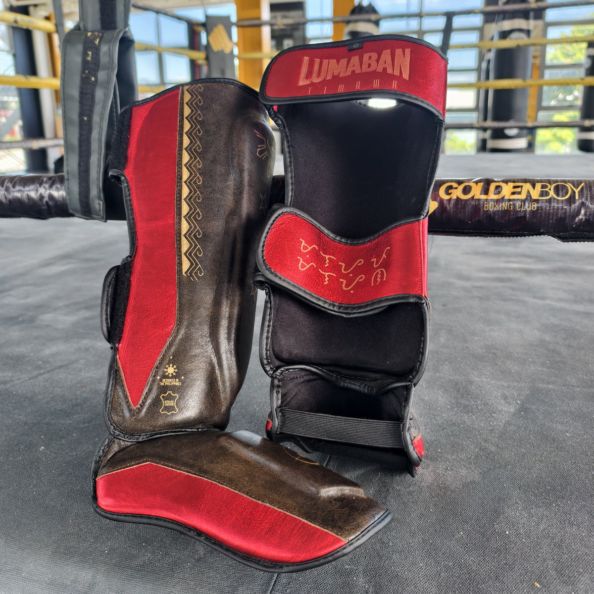 [PRE SALE] TIMAWA - Nubic Brown Leather Shin Guards