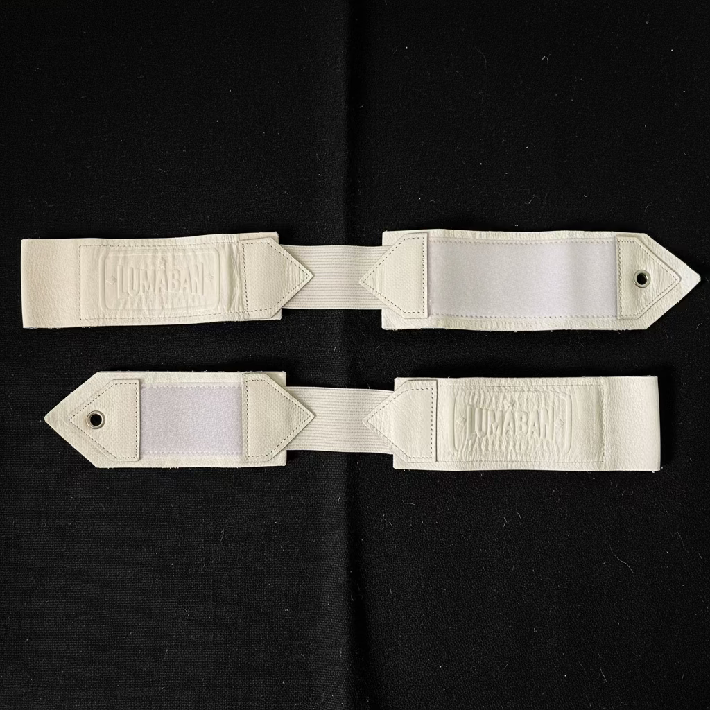 White Fat Strap Converter - Real Leather