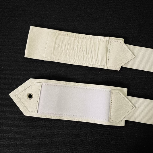 White Fat Strap Converter - Real Leather