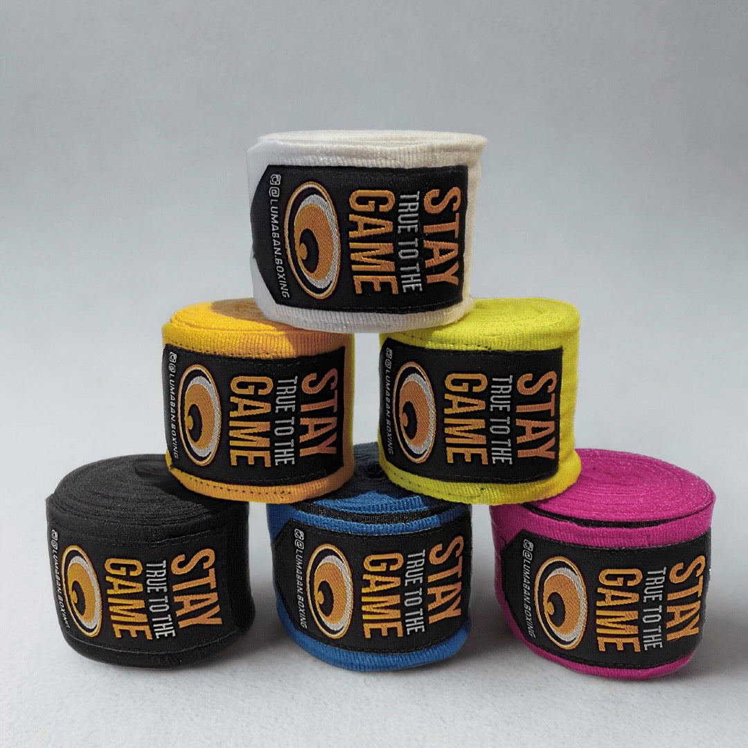 Lumaban Boxing Hand Wraps- Black 5m (196 inches)