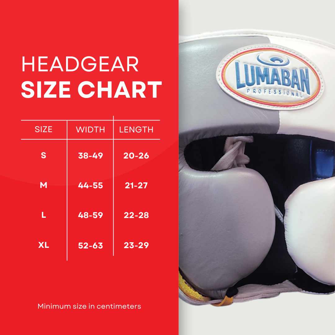 Grey / Red Cheek Protector Headgear